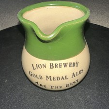Vintage Lion Brewery gold medal Ales  are the best Advertising Water Jug
