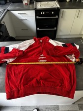 Retro Arsenal Adidas Drill Top XL Red White Blue Training Jacket Cannon