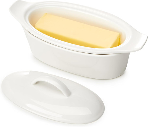 Piece butter dish with water - dish,