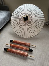 Bangasa Japanese Paper Umbrella/Parasols Job Lot x4