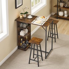 3 Piece Small Bar Table and 2
