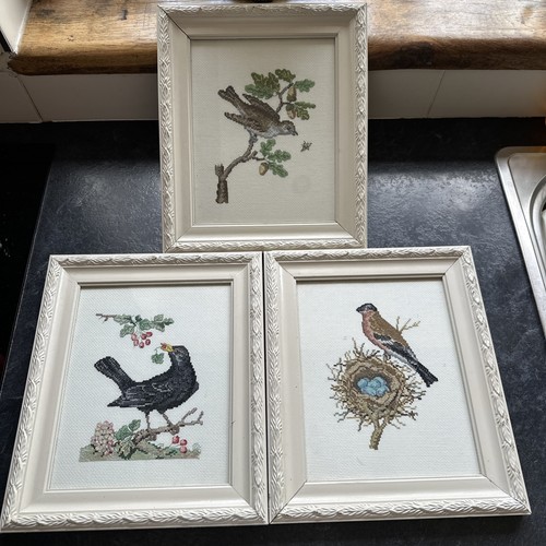 Set framed bird cross - 3,