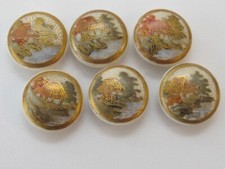 Set 6 Antique JAPANESE SATSUMA