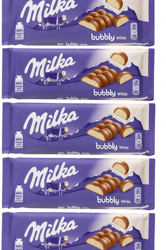 Milka chocolate bubbly white - bubbly,