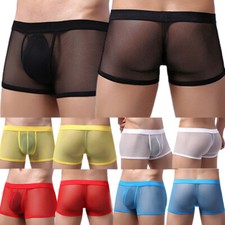 Sexy Men Sheer See Through