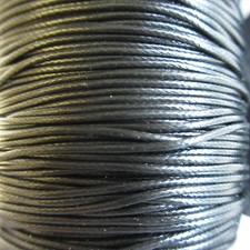 10M 1.0mm Waxed Coated Wax Cotton Cord String Jewelry Bracelet Making Choose Col