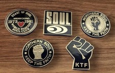NORTHERN SOUL BADGE - 5 BADGE