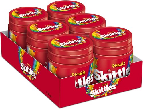 Skittles sweets bottle - sweets, bottle,