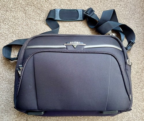 Antler black flight bag - antler,