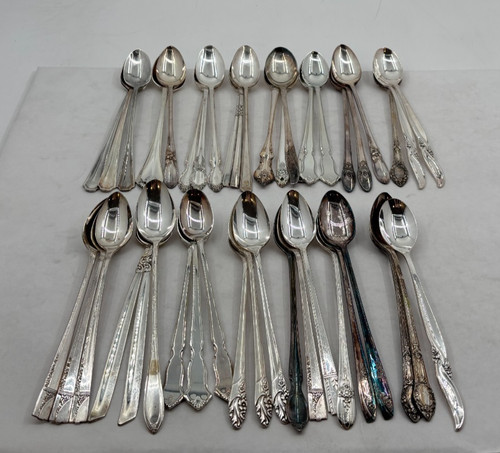 Lot assorted silverplate - of,