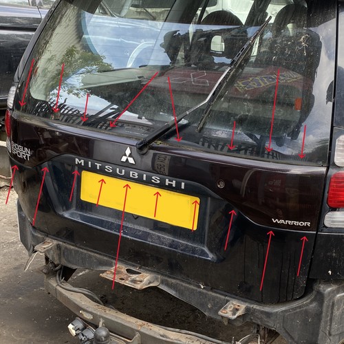 Tailgate door reflector - reflector, see