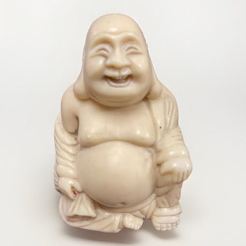 Vintage happy buddha statue - happy,