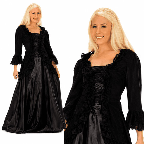Ladies deluxe black victorian - deluxe,