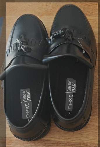 Next girls black leather - next,
