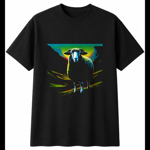 Dark fantasy herdwick sheep - dark,