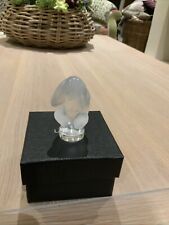 Lalique France Monkey Hear No Evil 1064600 Signed Brand New Boxed Stunning. Rare