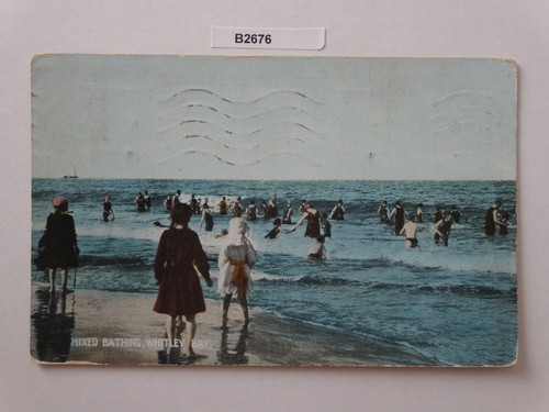 Whitley bay postcard - bay,