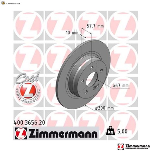 Brake disc 400 - brake, for