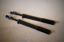 2x light weight Arri style lighting stands tripods