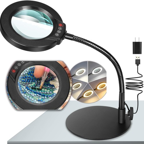 60x magnifying glass with - 60x, led