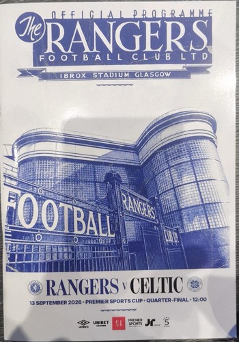 Rangers celtic official - v,