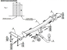 Swan Neck Tow Bar For Land