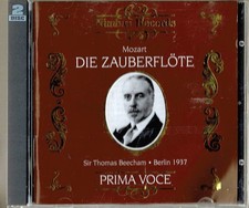 NIMBUS PRIMA VOCE 2 CD BEECHAM BERLIN 1937 - MOZART DIE ZAUBERFLOTE