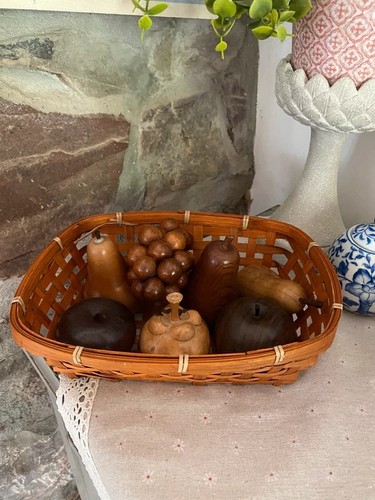 Vintage basket wooden - basket, of