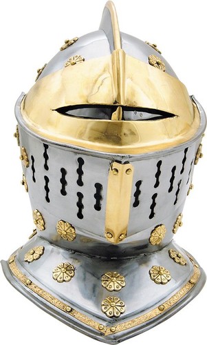 European knights helmet - european,