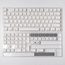 PBT MAC White Style Keycaps