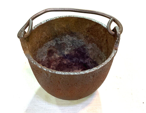 Vintage lead melting pot - , no.0