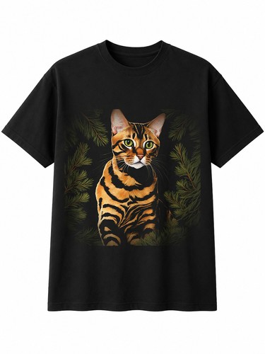 Bengal cat the - the, pines