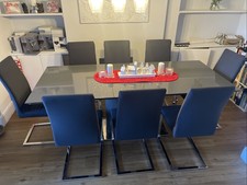 8-Seater Dining Room Table and Chairs Collection By Harveys