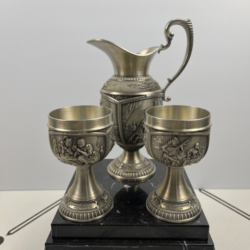 Vintage sks zinn pewter goblet - zinn,