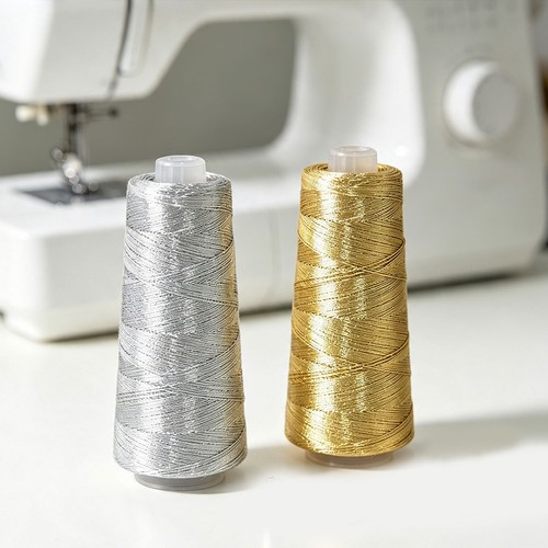 Gold silver core spun - gold,
