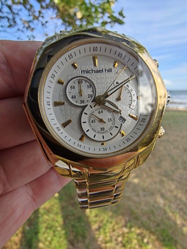 Michael hill gold chronograph - michael,