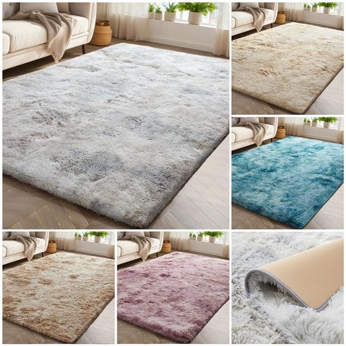 Large fluffy rugs anti slip - large, anti-slip