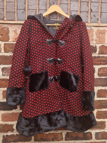 Hell bunny sarah jane coat - hell,