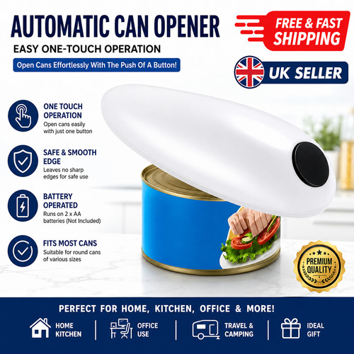 Electric tin can opener - tin,