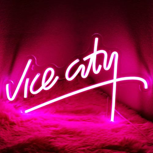 Vice city neon sign - vice,