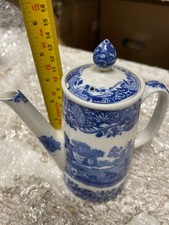 spode blue italian coffee pot