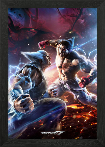 Tekken key art framed - key, wall