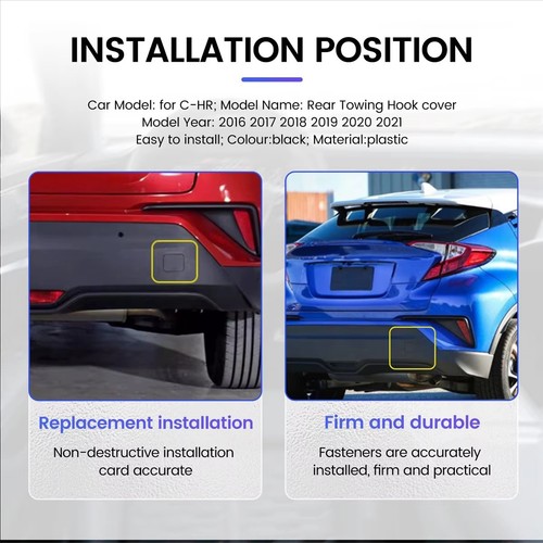 1pcs rear bumper - rear, tow