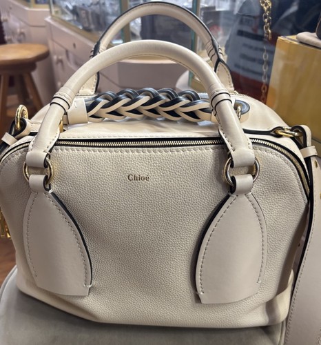 Chloe daria handbag beige - handbag,