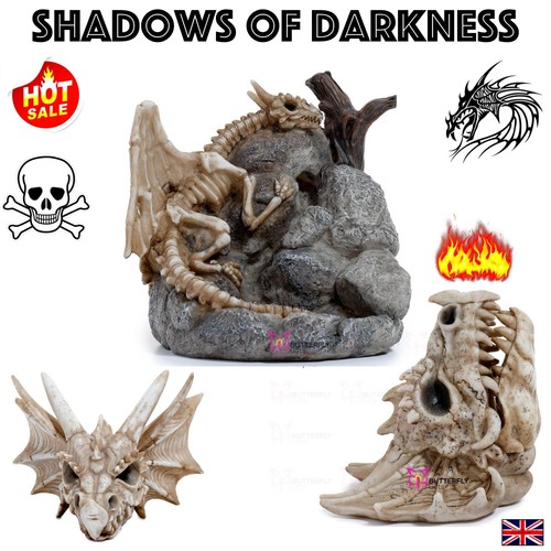 Dragon skull incense cone - dragon,