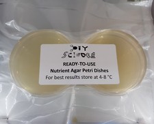 Nutrient Agar Petri Dishes x6 (Sterile, Vacuum sealed & Ready-To-Use)