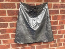 Zara Woman Silver Leather