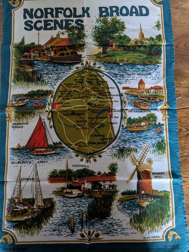 Vintage souvenir tea - , towel