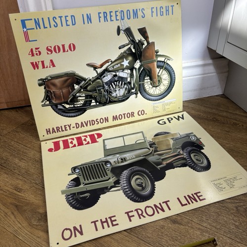 Embossed wwii jeep - gpw, harley