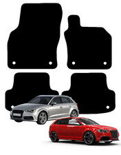 Carsio Tailored Car Floor Mats FOR Audi A3 & S3 RS3 2012 to 2020 5 Door 8 Clips